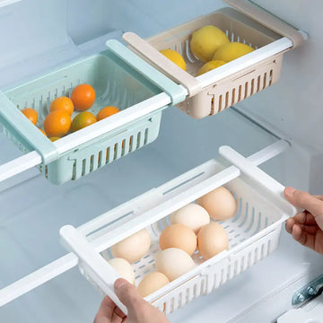 Pack of 3 Multifunction kitchen supply drawer refrigerator organizer
